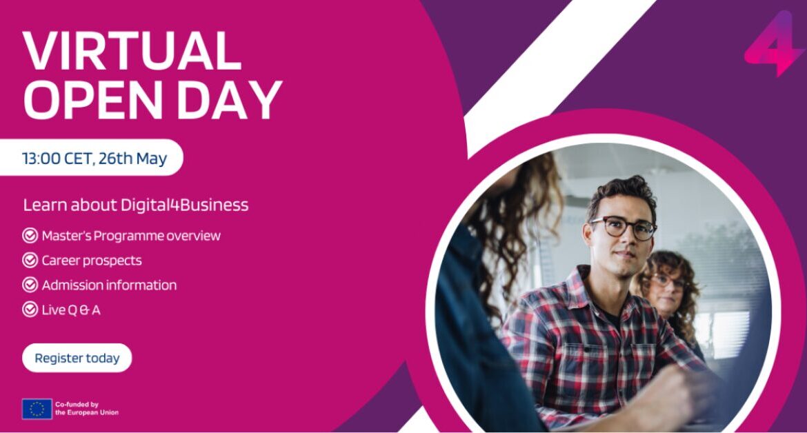 Join the Digital4Business Virtual Open Day